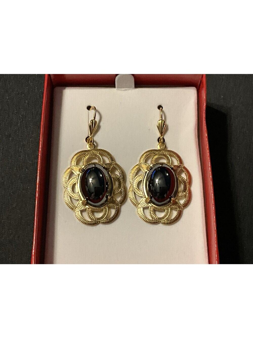 Aliz By Alzerina Handcrafted 24k Gold Plated Earrings